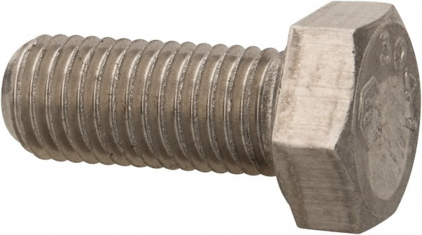 Value Collection R82222431 Hex Head Cap Screw: 5/16-24 x 3/4", Grade 18-8 Stainless Steel, Uncoated Image