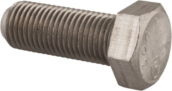 Value Collection R82222349 Hex Head Cap Screw: 3/8-24 x 1", Grade 18-8 Stainless Steel, Uncoated Image