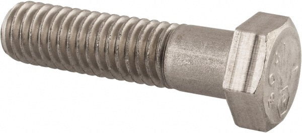 Value Collection R82222321 Hex Head Cap Screw: 3/8-24 x 1-1/2", Grade 18-8 Stainless Steel, Uncoated Image