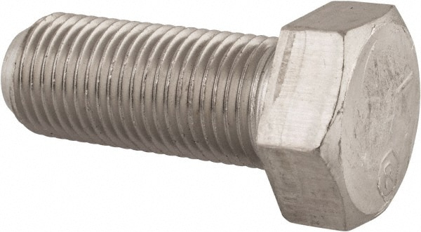 Value Collection R82222366 Hex Head Cap Screw: 1/2-20 x 1-1/4", Grade 18-8 Stainless Steel, Uncoated Image