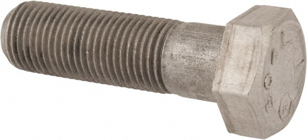 Value Collection R82222382 Hex Head Cap Screw: 1/2-20 x 1-3/4", Grade 18-8 Stainless Steel, Uncoated Image