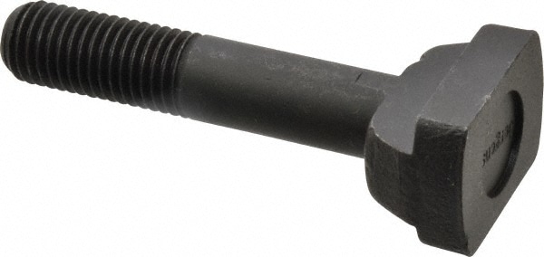 Jergens 44505 Steel T-Slot Bolt: 3/4-10, 1-1/2" Thread Length, 3/4" Slot Width, Black Finish Image