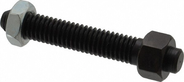 3/8-16 Thread, 9/16" Size, 2-1/2" Long, Black Oxide Coated, Low Carbon Steel Clamp Rest