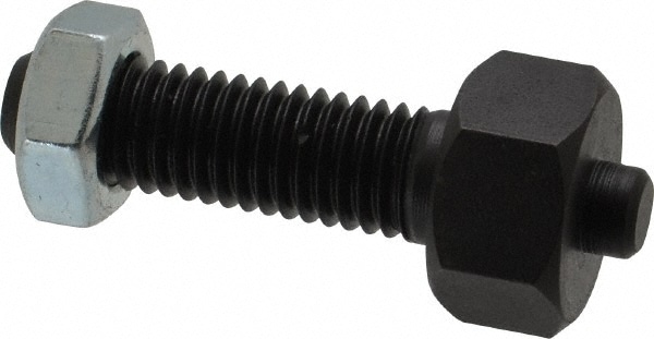 1/2-13 Thread, 7/8" Size, 2-3/8" Long, Black Oxide Coated, Low Carbon Steel Clamp Rest