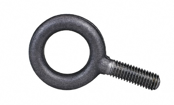 Gibraltar P13712GB Fixed Lifting Eye Bolt: Without Shoulder, 11,800 lb Capacity, 1-1/8-7 Thread, Grade 1030 Steel Image