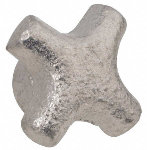 1-1/8 Inch Head, 4 Point Spoked Knob
