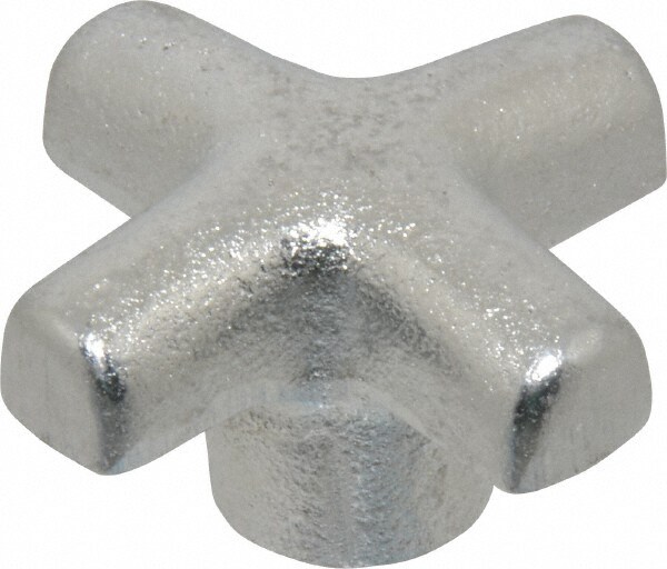 2 Inch Head, 4 Point Spoked Knob