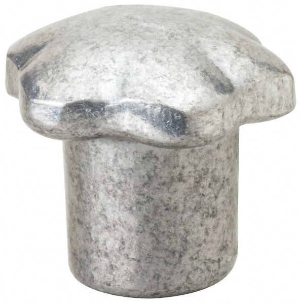 1-1/2 Inch Head, 6 Point Lobed (Palm-Grip) Knob