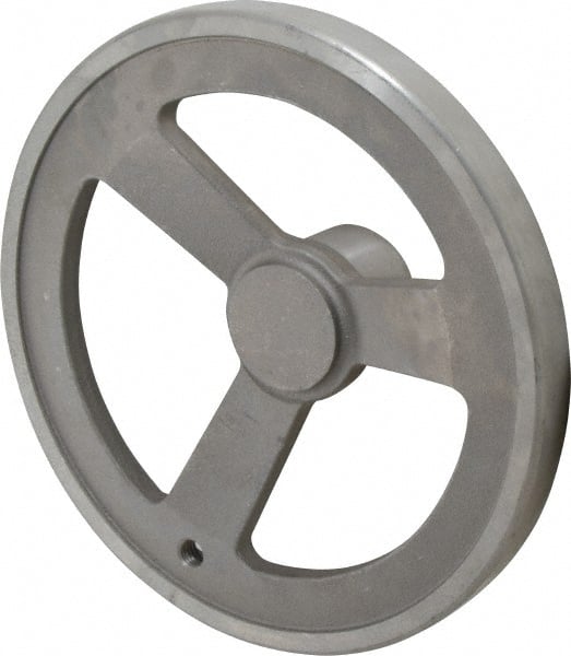 Jergens 22303 Spoked Offset Handwheel: Aluminum, Plain Finish 
