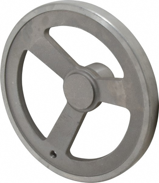 Jergens 22303 Spoked Offset Handwheel: Aluminum, Plain Finish Image