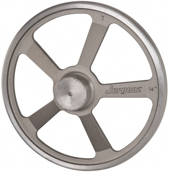 Jergens 22105 Spoked Offset Handwheel: Plain Finish Image