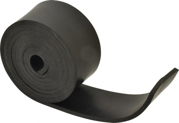 USA Industrials - Strip: Neoprene Rubber, 2″ Wide, 60″ Long, Black