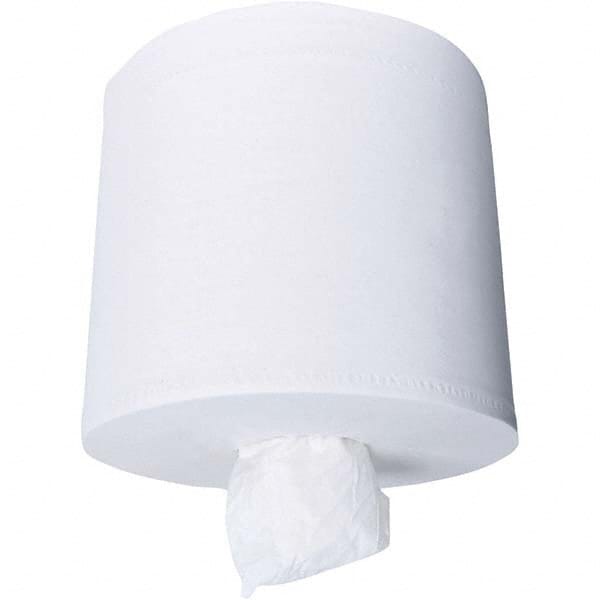 4 Qty 250 Sheet Center Pull Roll of 1 Ply White Paper Towels