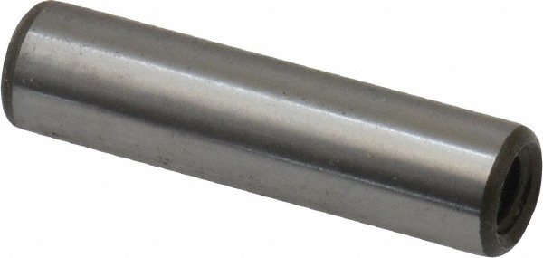 Flat Vent Pull Out Dowel Pin: 1/4 x 1", Alloy Steel, Grade C-1215