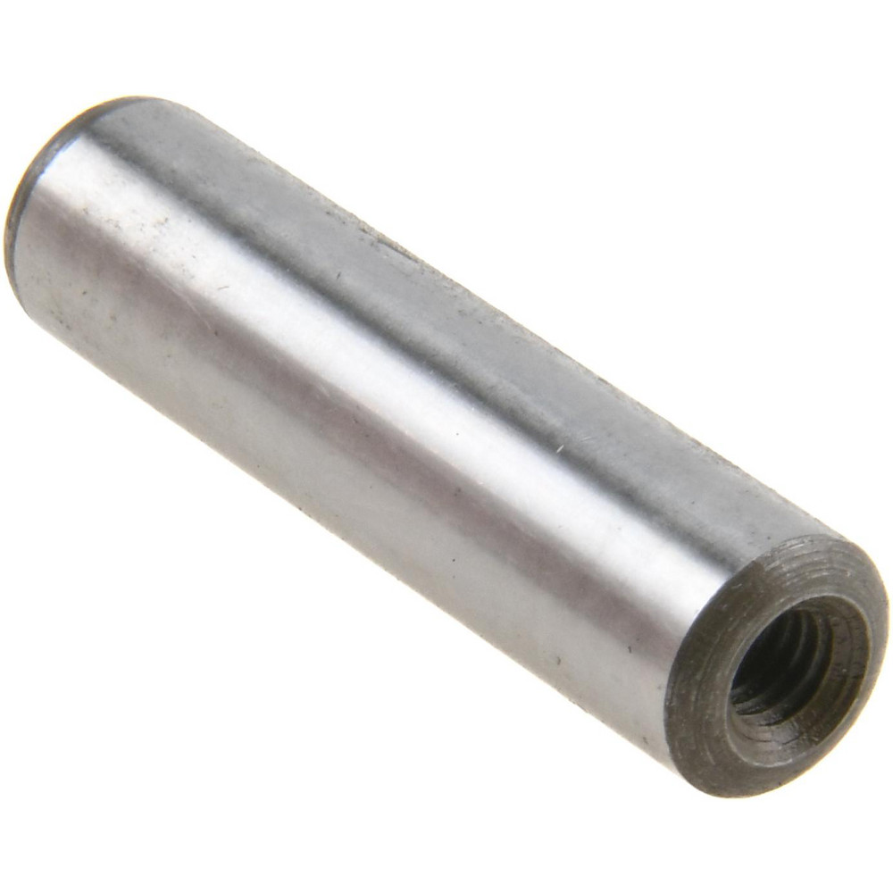 Dowel Pin: 3/8" Dia, 1-1/2" OAL, Alloy Steel, Grade C1215