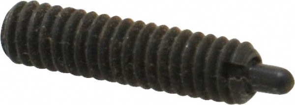 Threaded Spring Plunger: #8-32, 5/8" Thread Length, 0.07" Dia, 3/32" Projection