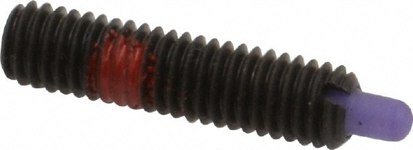 Threaded Spring Plunger: #10-32, 3/4" Thread Length, 0.093" Dia, 1/8" Projection