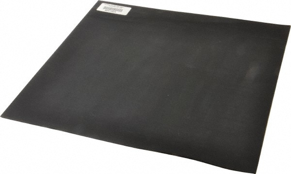 Sheet: Neoprene Rubber, 12" Wide, 12" Long, Black