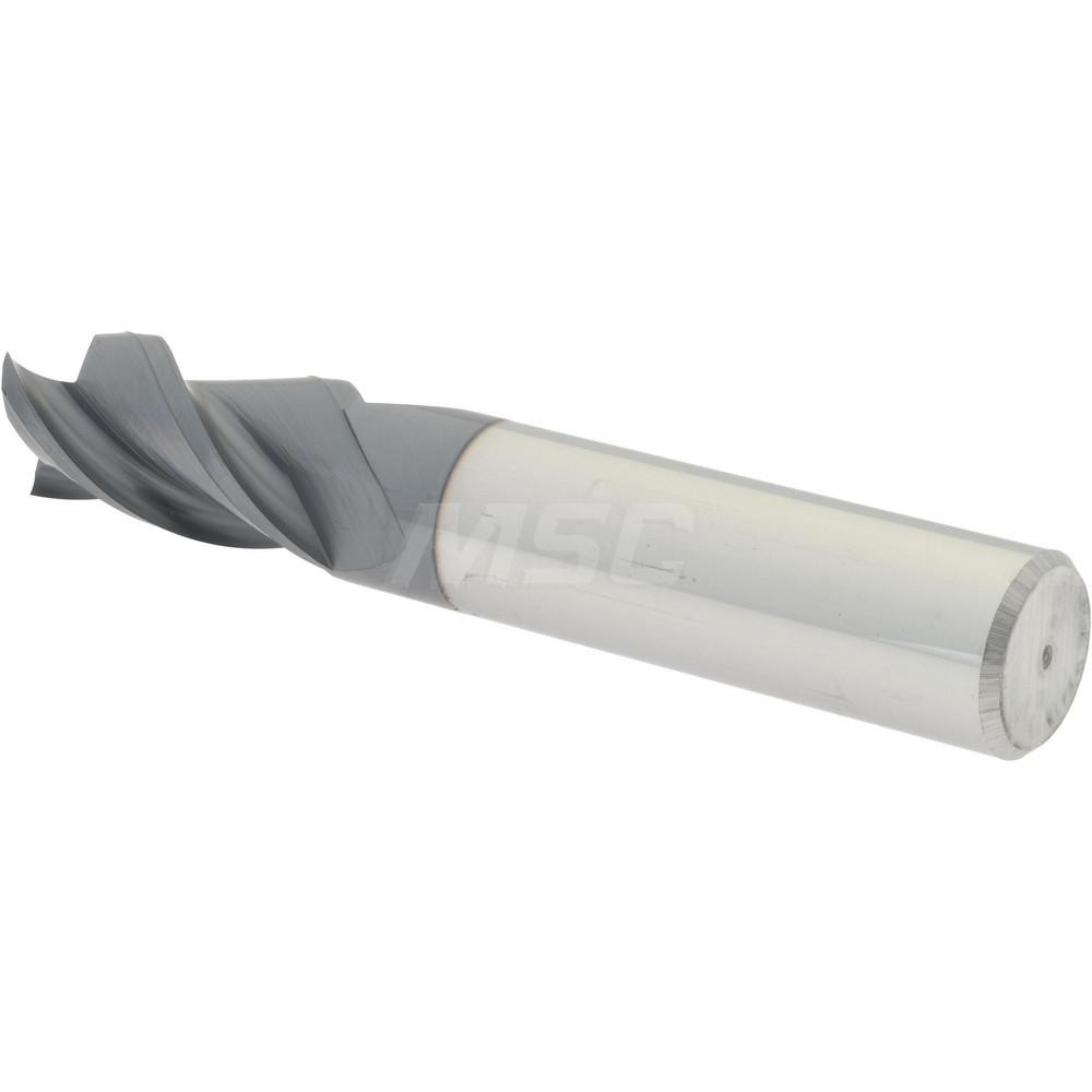 Accupro Square End Mill 1/2" Dia, 1" LOC, 3 Flute, Solid Carbide