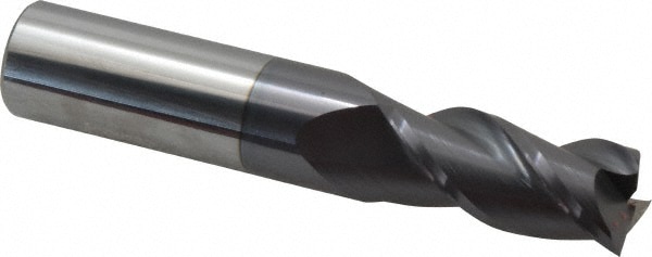 Accupro 12182120 Square End Mill: 11/16 Dia, 1-1/2 LOC, 3/4 Shank Dia, 4 OAL, 3 Flutes, Solid Carbide Image