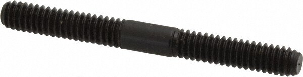 Equal Double Threaded Stud: 1/4-20 Thread, 2-1/2" OAL
