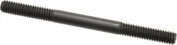Equal Double Threaded Stud: 5/16-18 Thread, 4" OAL