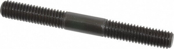 Equal Double Threaded Stud: 3/8-16 Thread, 3-1/2" OAL