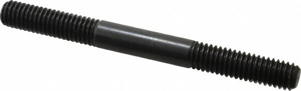 Equal Double Threaded Stud: 3/8-16 Thread, 4" OAL