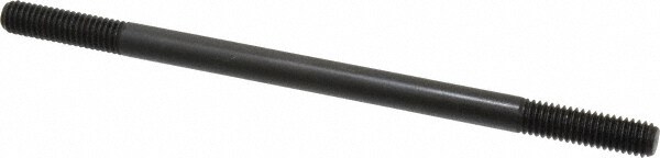 Equal Double Threaded Stud: 3/8-16 Thread, 7" OAL