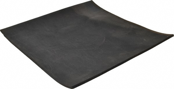 USA Sealing RS-N40TXT-18 Sheet: Neoprene Rubber, 1/4" Thick, 12" Wide, 12" Long, Black Image