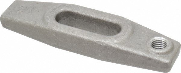 Jergens 7/8" Stud, 2" Travel, 8" OAL x 2-1/8" Overall Width x 1-1/8" Overall Height, Heel Clamp - Grade C-1030/C-1035 Forged Steel, 2" Long x 13/16"