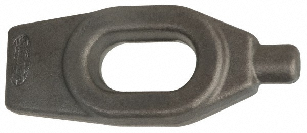 5/8" Stud, 1-1/4" Travel, Finger Clamp - 6" Long x 7/8" High x 1-3/4" Wide, Grade C-1030/C-1035 Forged Steel, 5/8" Dia