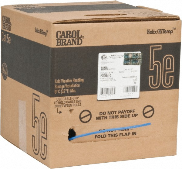 Made in USA Cable Cat5e, 24 AWG, Unshielded 82430877