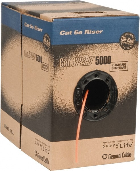 Ethernet Cable: Cat5e, 24 AWG