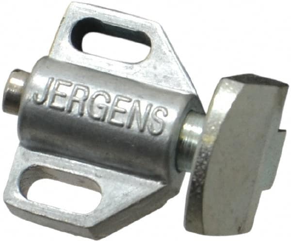 Jergens 36104 15/16" Body Width x 11/16" Body Len, 1/8" Stroke Len, 21/32" Btw Mt Hole Ctrs, Tang Square Spring Locating Stop 