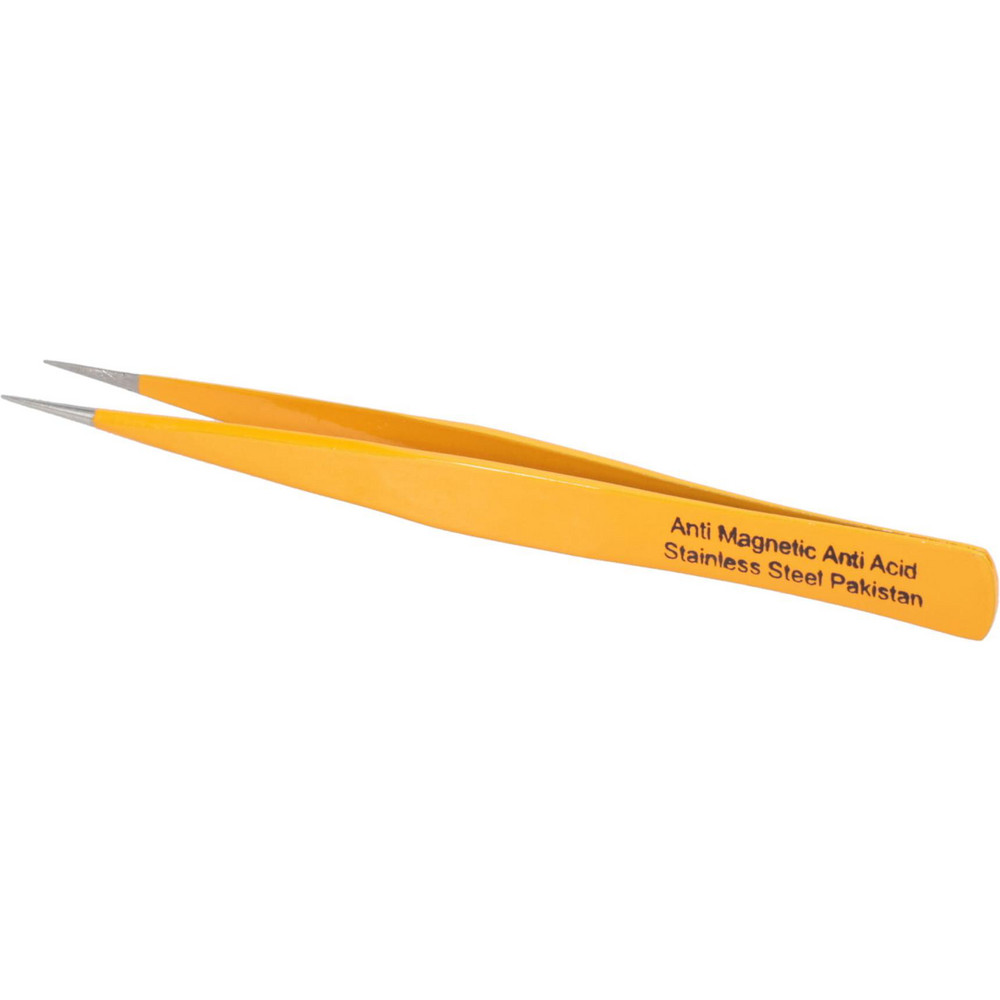 Color-Coded Precision Tweezer: AA-SA, Stainless Steel, 5" OAL