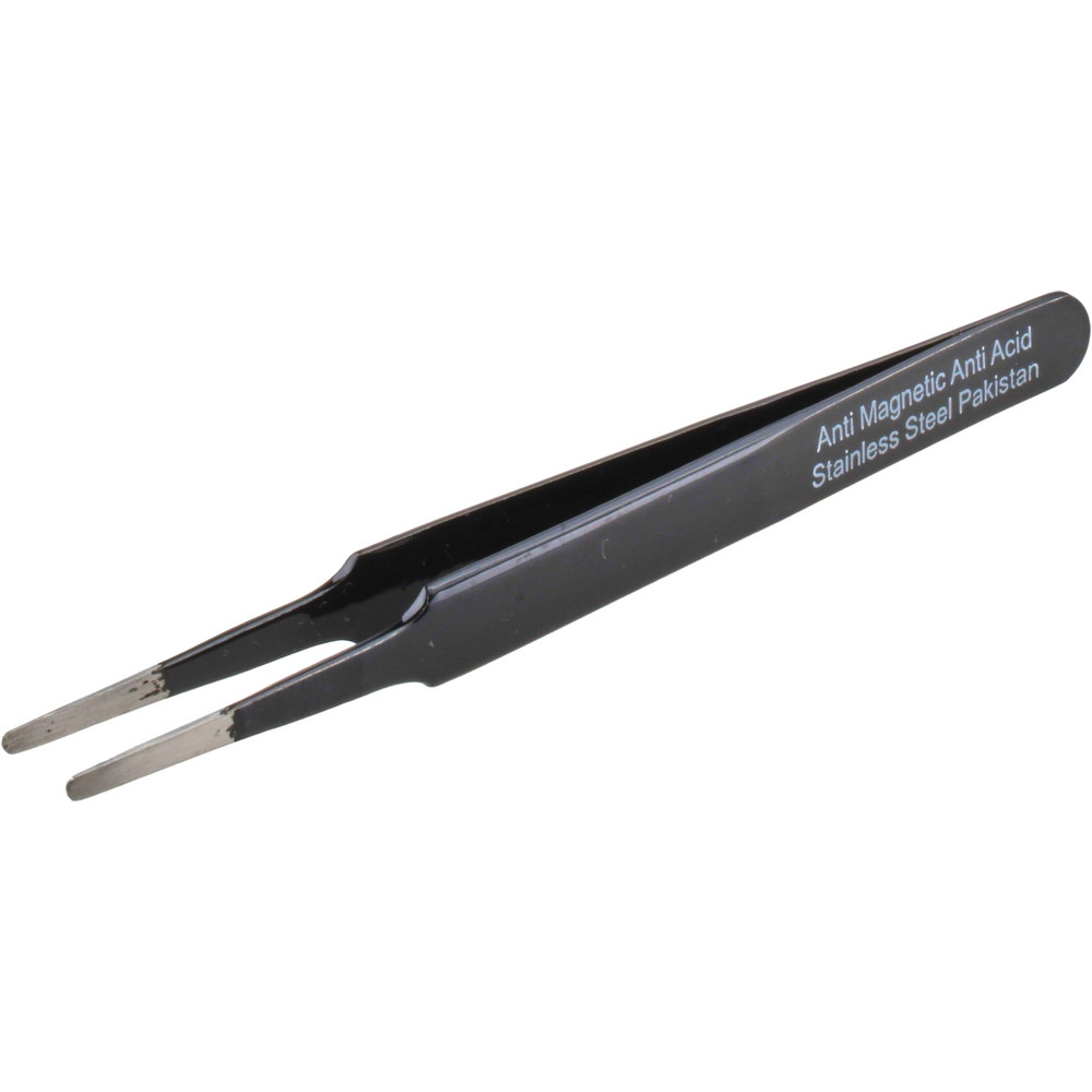 Color-Coded Precision Tweezer: 2A-SA, Stainless Steel, 4-3/4" OAL