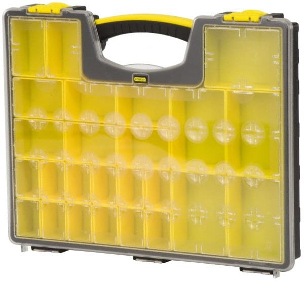 Stanley 014725R Polypropylene Resin & Acrylonitrile Butadiene Styrene Plastic Tool Box: 25 Compartment 
