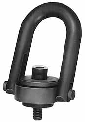 Jergens 23433 Safety Engineered Center Pull Hoist Ring: Bolt-On, 24,000 lb Working Load Limit 