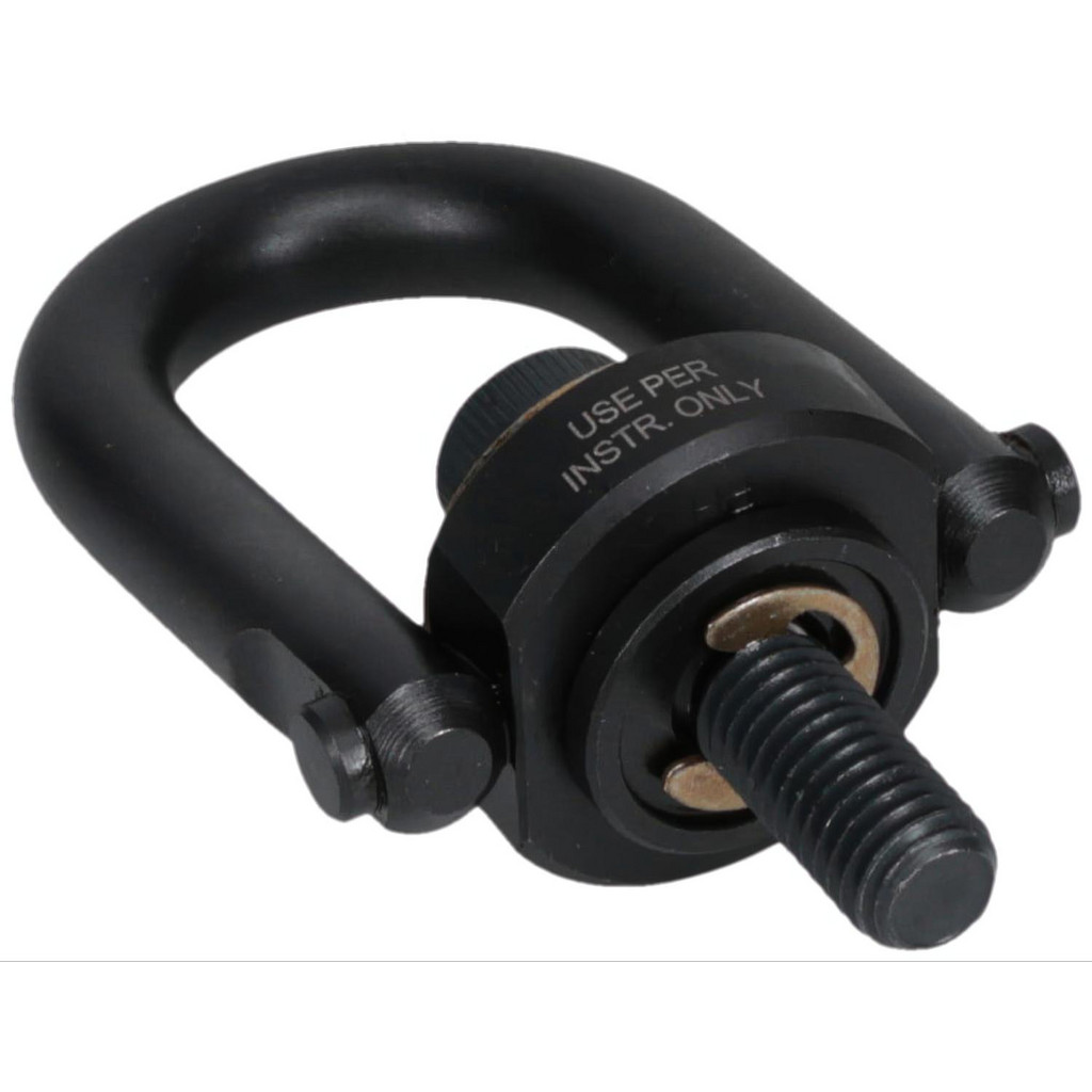 Jergens - Safety Engineered Center Pull Hoist Ring: Bolt-On