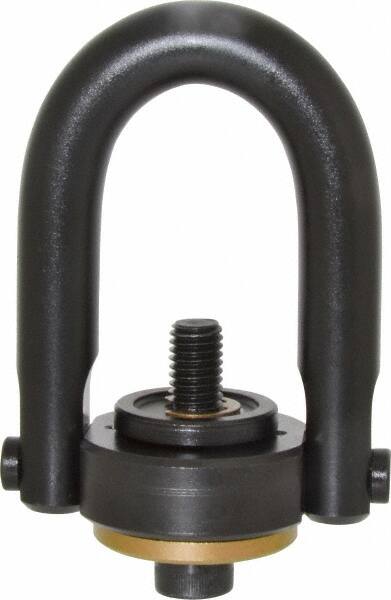 Safety Engineered Center Pull Hoist Ring: Bolt-On, 2,500 lb Working Load Limit