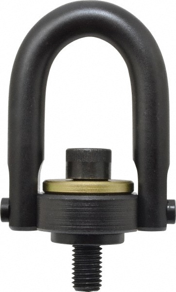 Jergens 23414 Safety Engineered Center Pull Hoist Ring: Bolt-On, 4,000 lb Working Load Limit 