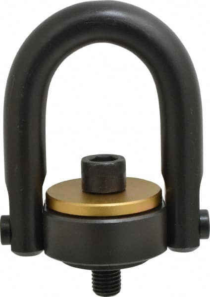 Safety Engineered Center Pull Hoist Ring: Bolt-On, 7,000 lb Working Load Limit