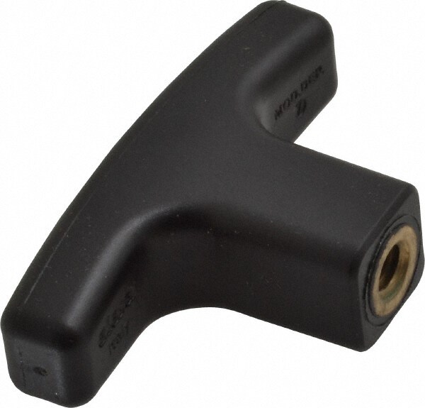 1/4-20 Hole Thread, 2.16" Head Length, Technopolymer, Female Insert T Handle