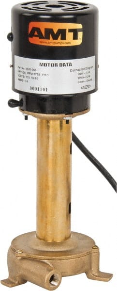 Immersion Pump: 1/25 hp, 115V, 1.5A, 1 Phase, 1,725 RPM
