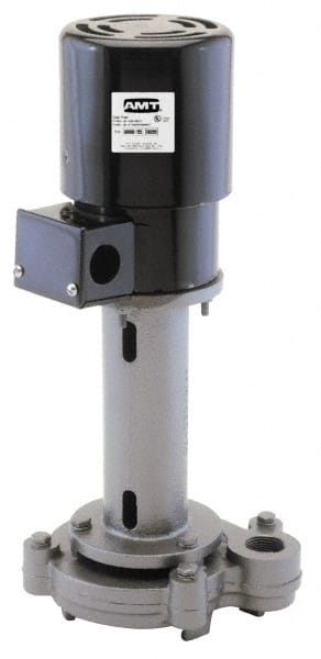 American Machine & Tool 4421-999-95 Immersion Pump: 1/4 hp, 115/230V, 5/3A, 1 Phase, 1,725 RPM, Cast Iron Housing 