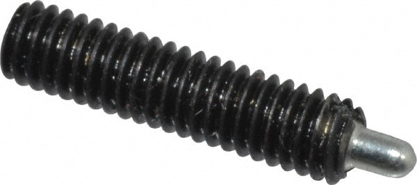 Jergens - Threaded Spring Plunger: M4 x 0.7, 16 mm Thread Length, 1.78 ...