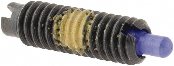 Threaded Spring Plunger: M4 x 0.7, 13 mm Thread Length, 1.78 mm Dia, 2.5 mm Projection