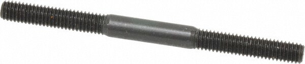 Equal Double Threaded Stud: M6 x 1 Thread, 80 mm OAL