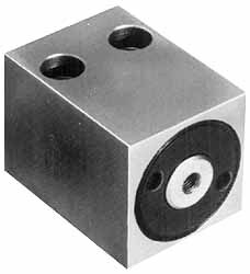 1.22" Effective Piston Area, 5/8" Operation Stroke Length, 0.77 Cu In Operating Volume, Single-Acting Block Clamp Cylinder